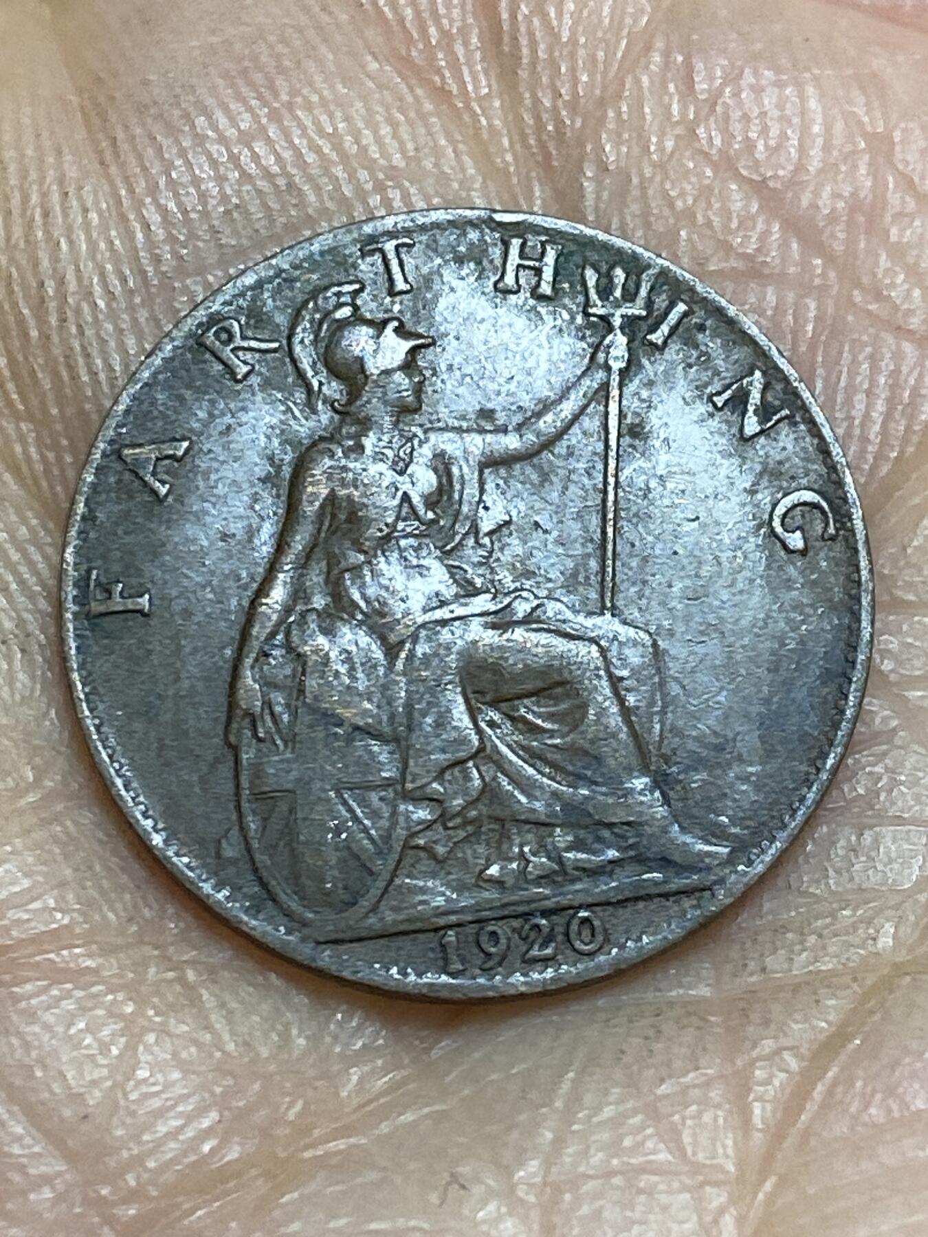 2026年第十四场(总第一百八十三场）外国好品散币场(免佣金) 英国🇬🇧1920年1法新(乔治五世第二版)