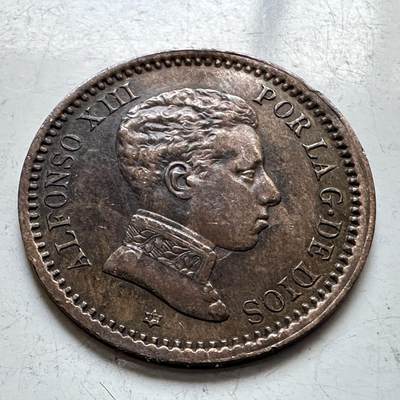 🌹外币初藏🌹🐯2026年第11场  每周二四六晚8️⃣点 接代拍 - 西班牙1905年2分