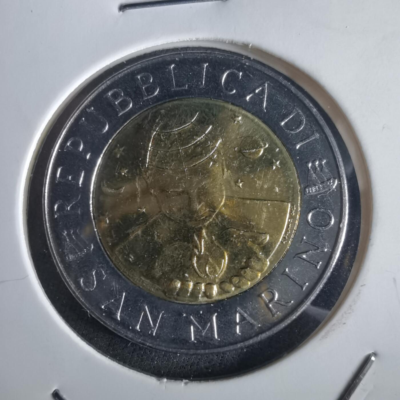 沼泽如烟--第972场 圣马力诺1999年500里拉