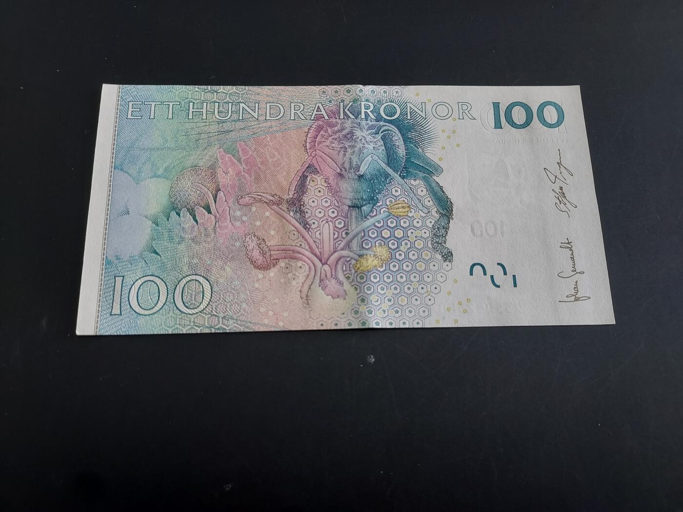 博彦收藏   1月28日 8点 钱币专场 全场包邮 瑞典 100克朗 85-9品 