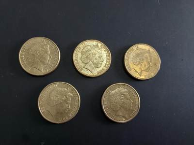 博彦收藏   1月28日 8点 钱币专场 全场包邮 - 澳洲 澳纽军团硬币5枚 