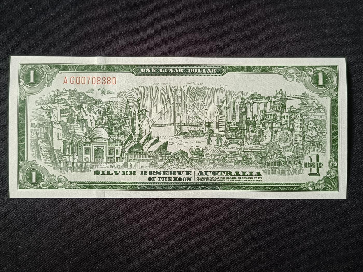 【游宝包邮场】乙巳蛇年第111期 周六集拍 澳大利亚银月券-1LUNAR DOLLAR【万里长城 带册装】
