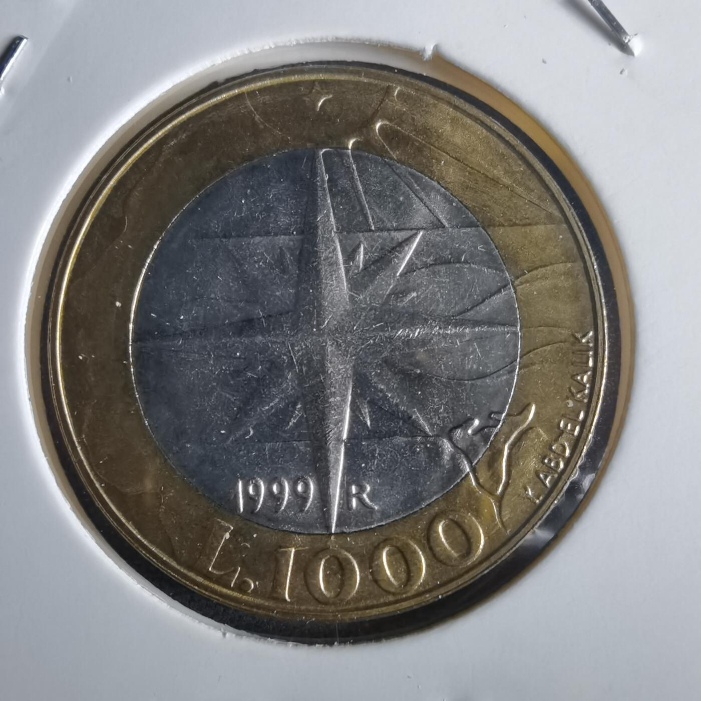 沼泽如烟--第972场 圣马力诺1999年1000里拉