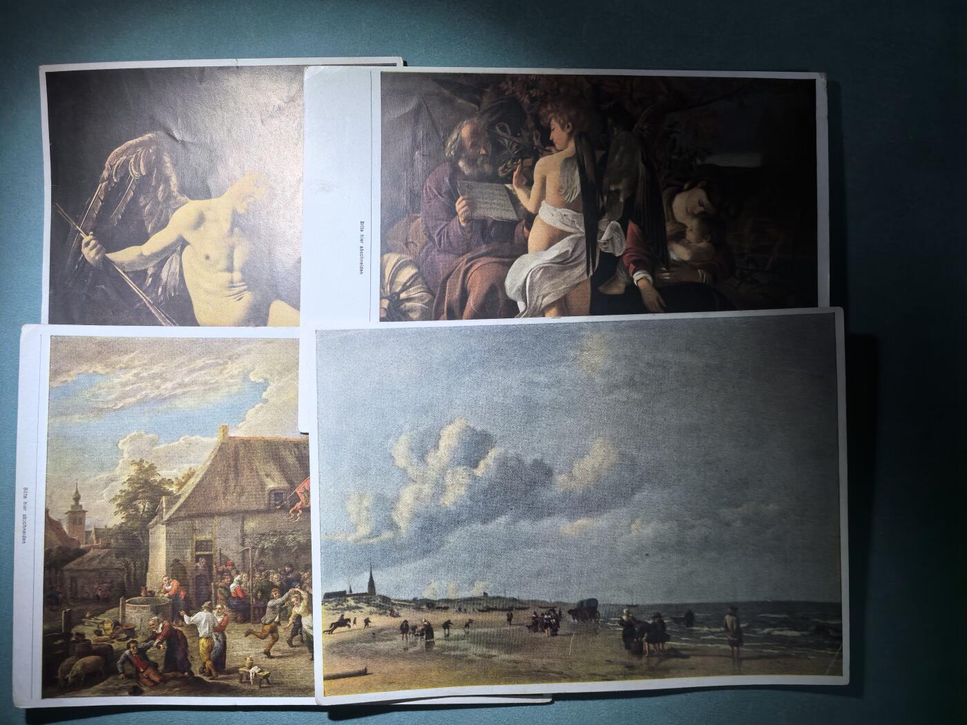 盛世勋华——号角文化勋章邮票专场拍卖第301期 德国（1939）宣传卡片4张 巴洛克绘画