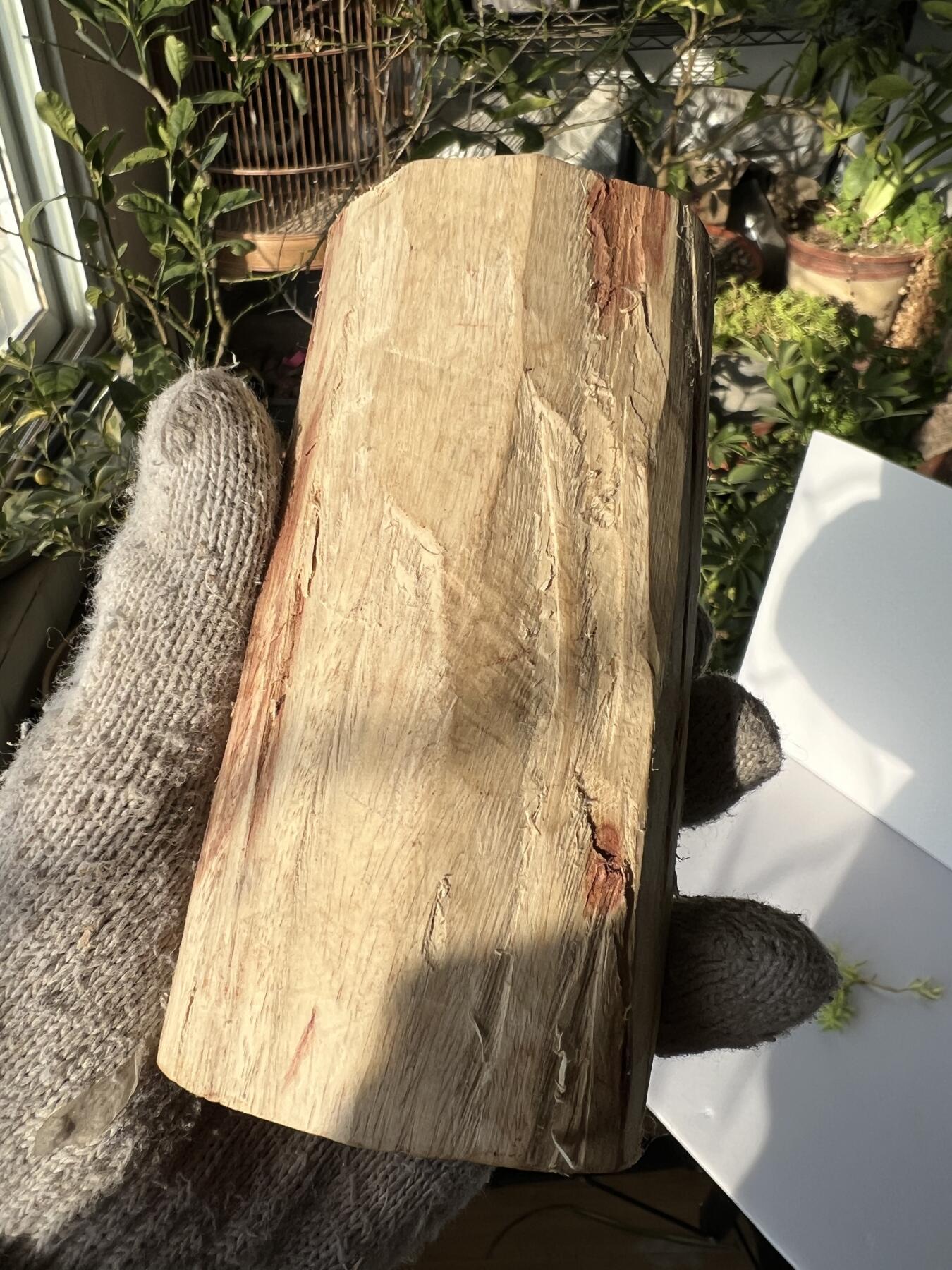 零元拍：  NO.119海南黄花梨原料。尺寸约125/60MM