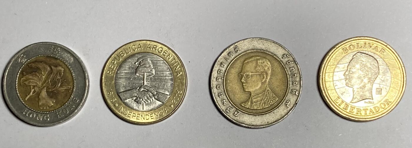 香港及外国双色币收藏