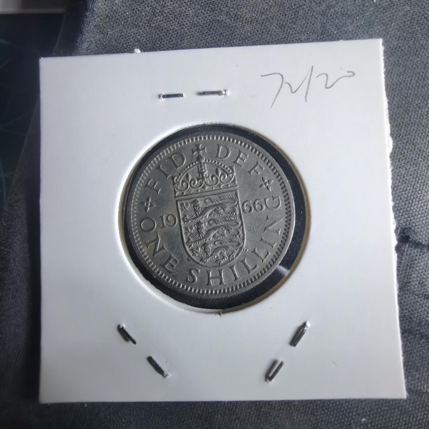 沼泽如烟--第972场 英国1966年1先令