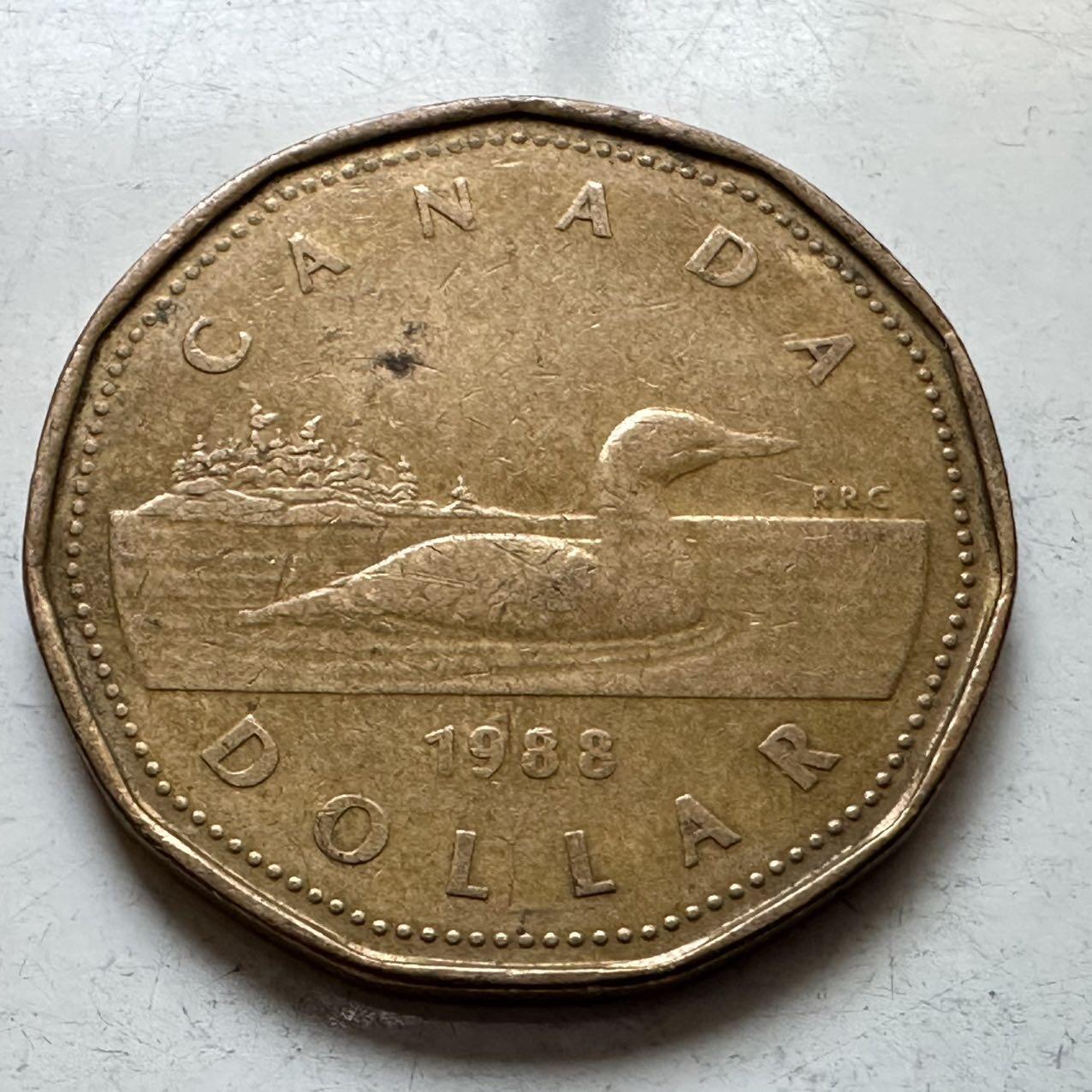 🌹外币初藏🌹🐯2026年第11场  每周二四六晚8️⃣点 接代拍 加拿大1988年¥1