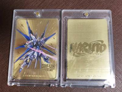 阳大大卡牌拍卖第95期（持续收拍品，周五晚上九点截拍，进群福利早知道） - 【限编金属卡】2张 早期老卡 白花恋诗卡牌*限定金（属）卡  高达无限战争限编50金属卡  火影忍者卡卡西编号SS金属卡