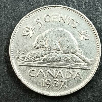 逸泉钱币2026第十五场世界钱币纪念币纸钞A883-1213A - 1009 加拿大5分海狸动物