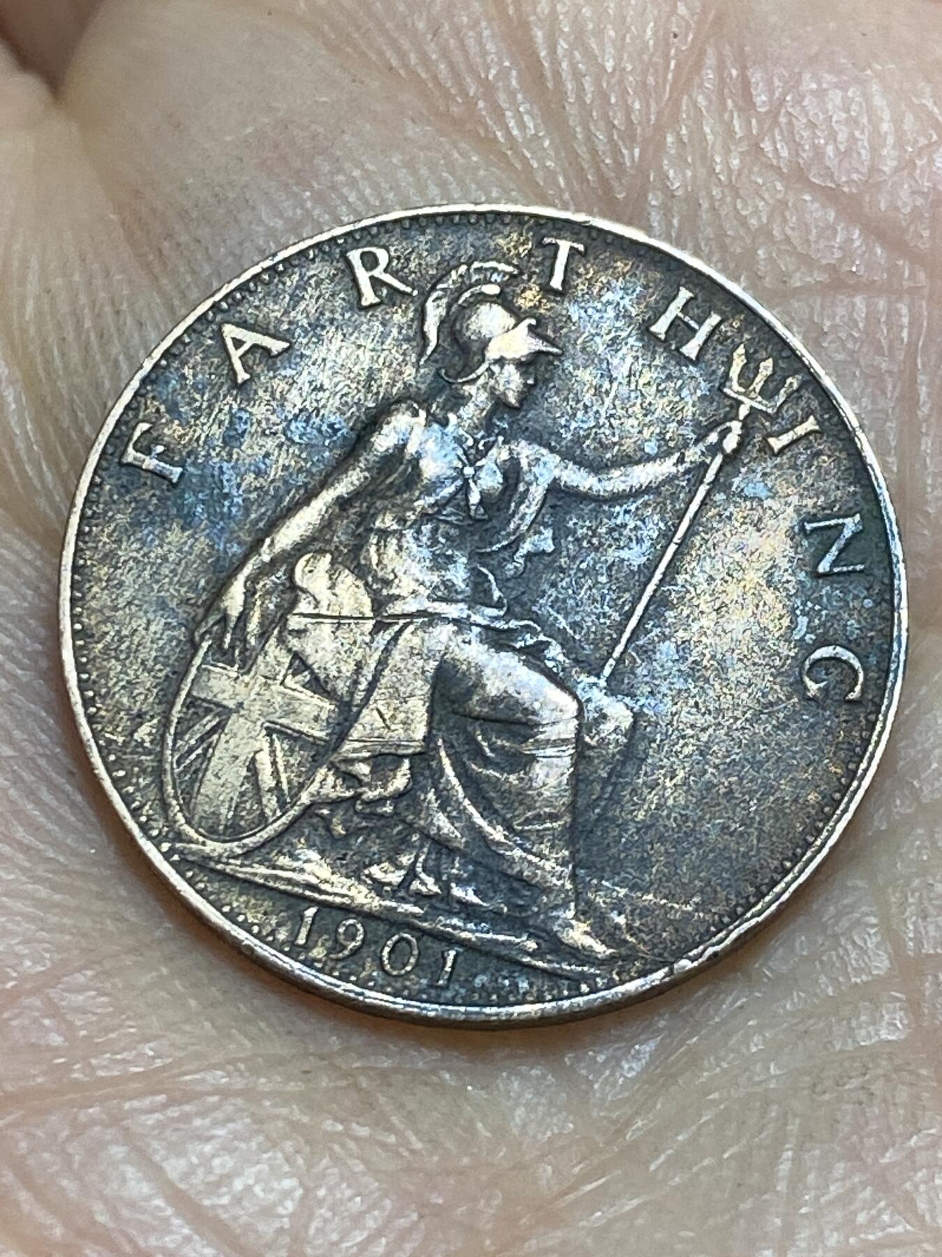 2026年第十四场(总第一百八十三场）外国好品散币场(免佣金) 英国🇬🇧1901年1法新(维多利亚女王逝世年，老年披纱关门年)