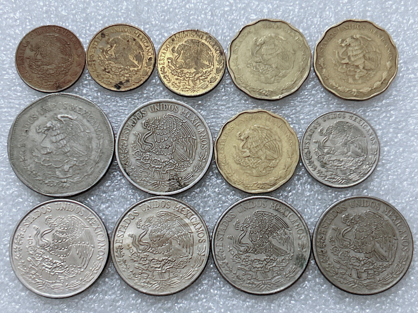 第一海外回流一元起拍收藏 散集专场  第295期 墨西哥硬币 13枚