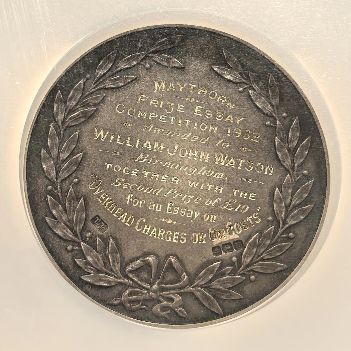 博洋堂世界钱币拍卖第158期（全场包邮） NGC MS63 英国工业博览会运输与车辆大会纪念巨大银章，加大加厚盒子，大银高分不易！净重＞100g，950高银，银价都2千2起！