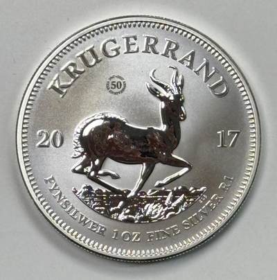 S&S Numismatic世界钱币-拍卖 第119期  - 南非2017年 南非克鲁格金币50周年 1兰特1盎司纪念银币 31.1克999银