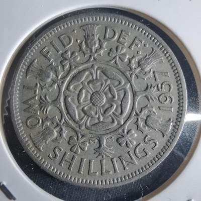 沼泽如烟--第972场 - 英国1957年2先令