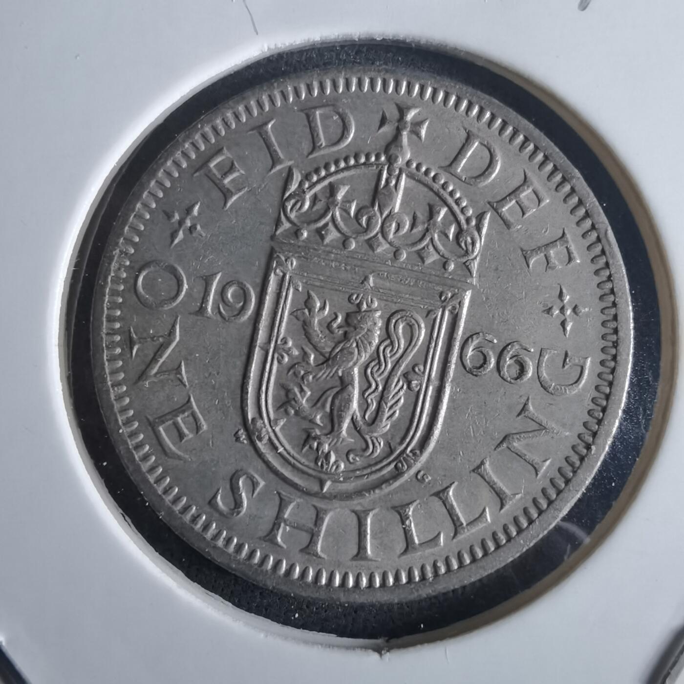 沼泽如烟--第972场 英国1966年1先令