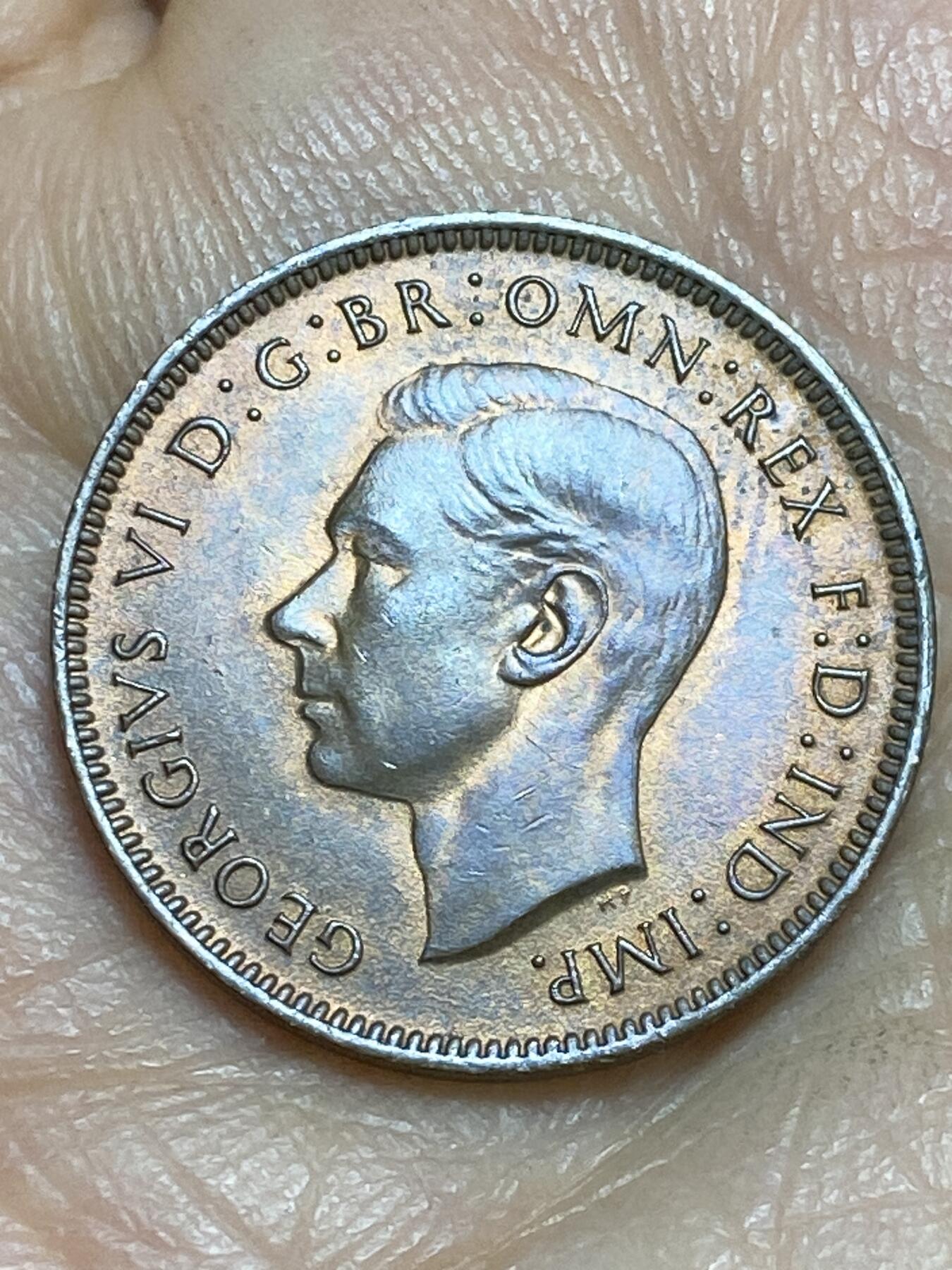 2026年第十四场(总第一百八十三场）外国好品散币场(免佣金) 英国🇬🇧1947年1法新(乔治六世第一版)