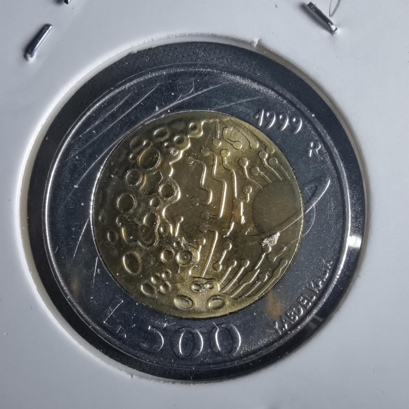 沼泽如烟--第972场 圣马力诺1999年500里拉