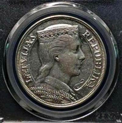 1931年拉脱维亚谷物女神5拉特银币 - 1931年拉脱维亚谷物女神5拉特银币