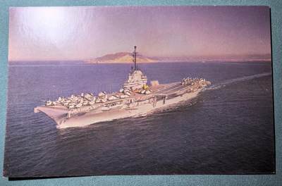 盛世勋华——号角文化勋章邮票专场拍卖第301期 - 美国冷战时期军舰专题明信片 约克城号航母