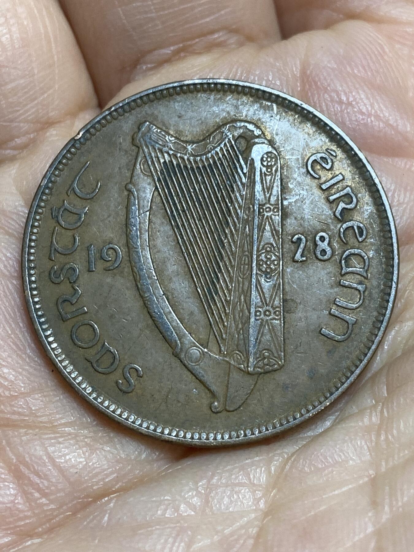 2026年第十四场(总第一百八十三场）外国好品散币场(免佣金) 爱尔兰1928年1便士(英辖自由邦时期，首发年)