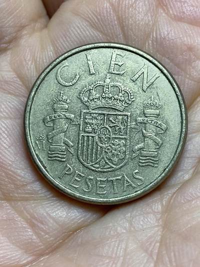 2026年第十四场(总第一百八十三场）外国好品散币场(免佣金) - 西班牙🇪🇸1986年100比塞塔(胡安·卡洛斯一世第二版)