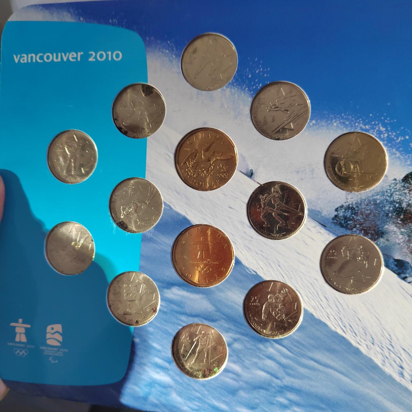 PCAI钱币  24-729  钱币等专场 2010年奥运会纪念币一套