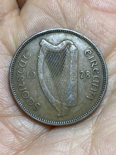 2026年第十四场(总第一百八十三场）外国好品散币场(免佣金) - 爱尔兰1928年1/2便士(英辖自由邦时期，首发年)
