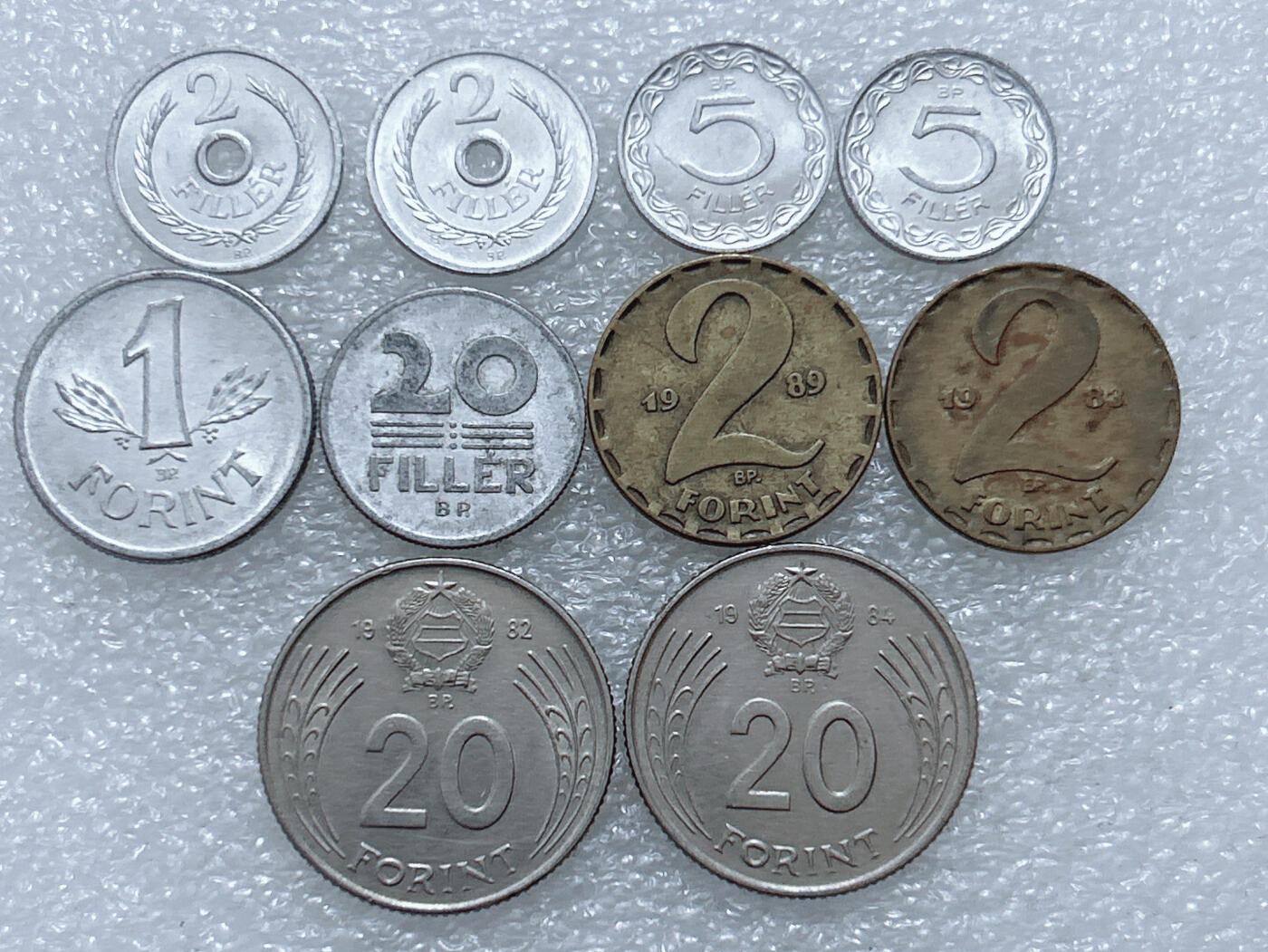 第一海外回流一元起拍收藏 散集专场  第295期 匈牙利硬币🇭🇺10枚