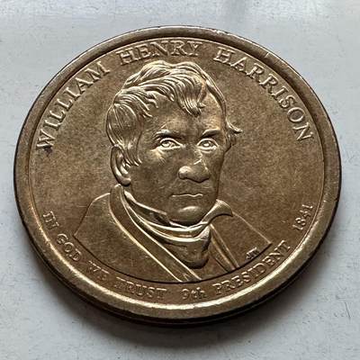 🌹外币初藏🌹🐯2026年第11场  每周二四六晚8️⃣点 接代拍 - 第九任总统哈里森一美元