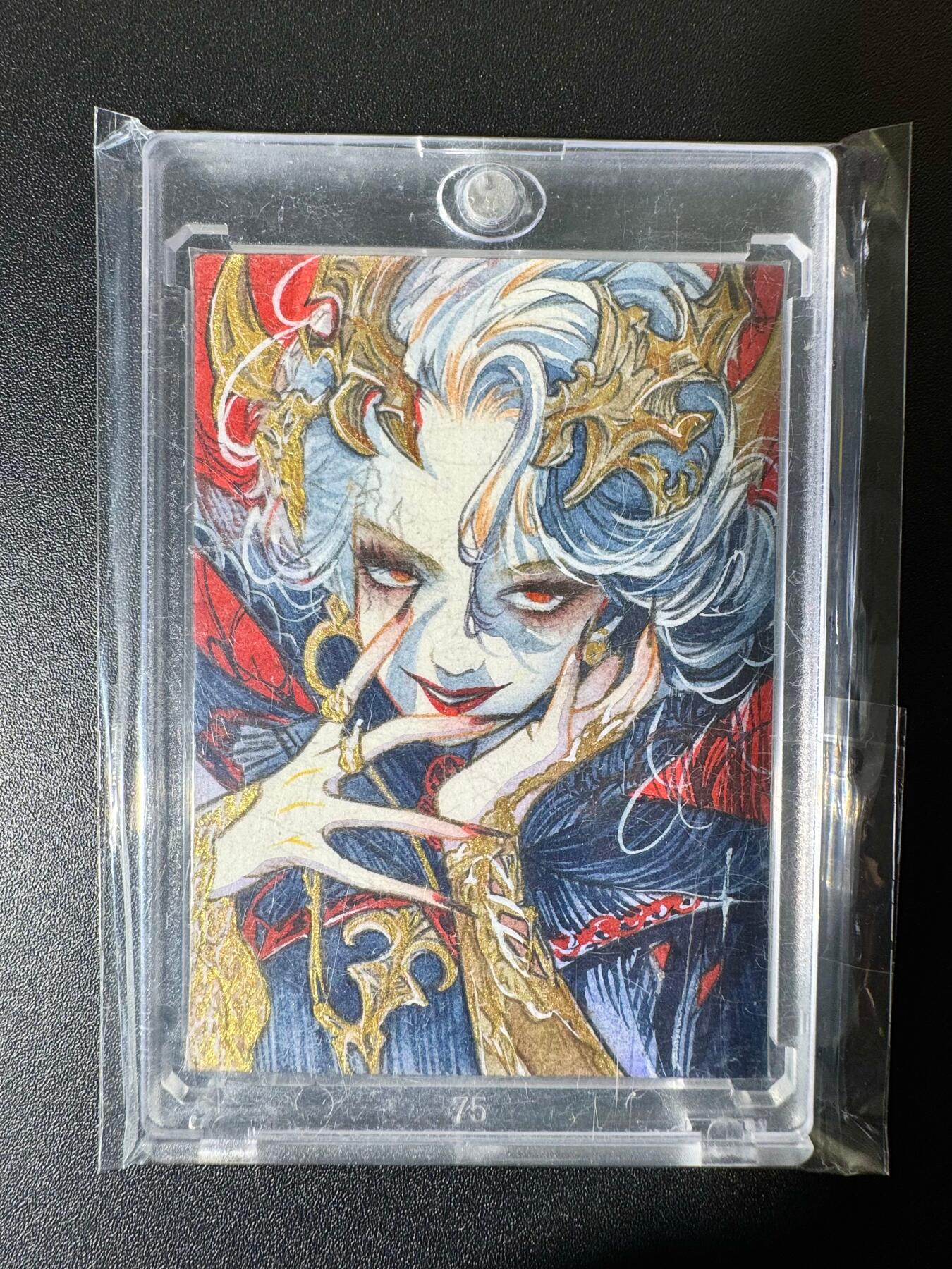 NO.22 好又多金牌大场，年前倒数第3期！每周一站式配齐，方便凑单！（周6晚9点截拍，卖家送拍0抽成！） 【1/1手绘卡】画师美金 吸血鬼女王【血月为冠，万夜称尊】