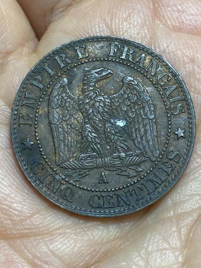 2026年第十四场(总第一百八十三场）外国好品散币场(免佣金) - 少见好品–法兰西第二帝国1862年5生丁(拿破仑三世第二版，A标巴黎造)