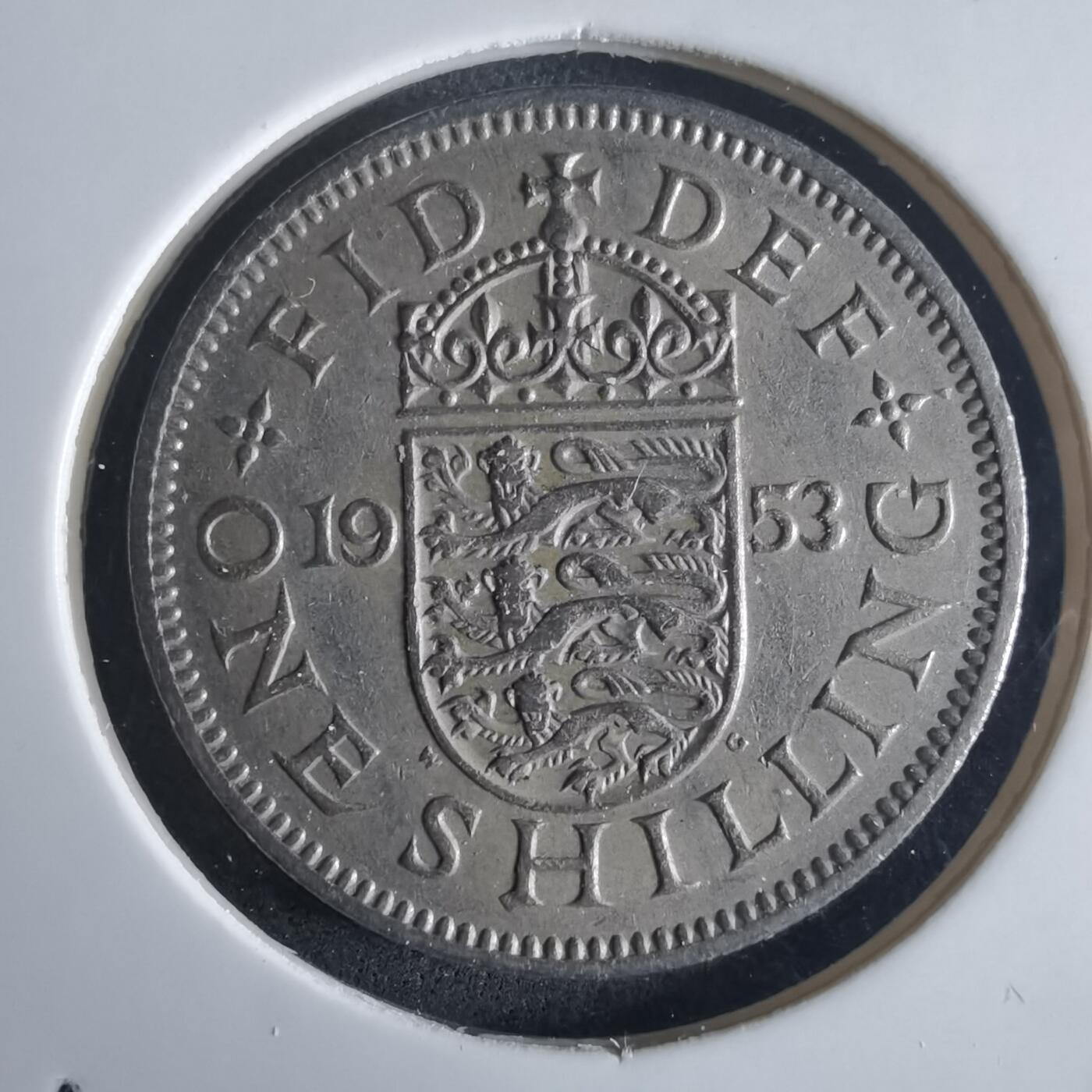 沼泽如烟--第972场 英国1953年1先令