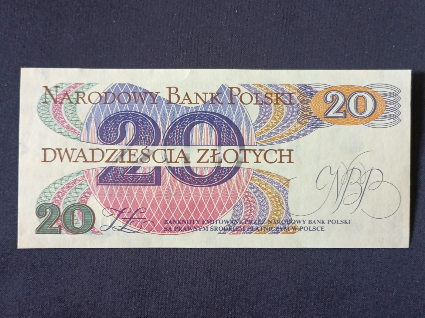 【游宝包邮场】乙巳蛇年第111期 周六集拍 波兰-20兹罗提【1982年 全新UNC-】