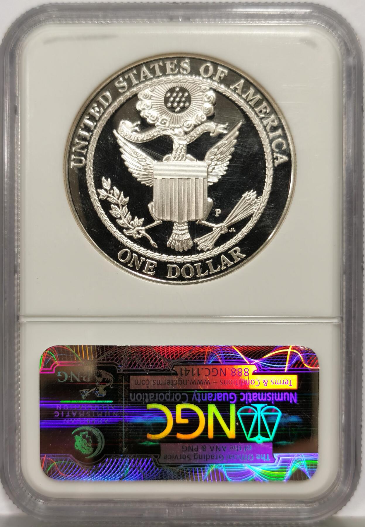 博洋堂世界钱币拍卖第158期（全场包邮） NGC PF69UC 美国2008年自由鹰大银币，900银27克款。