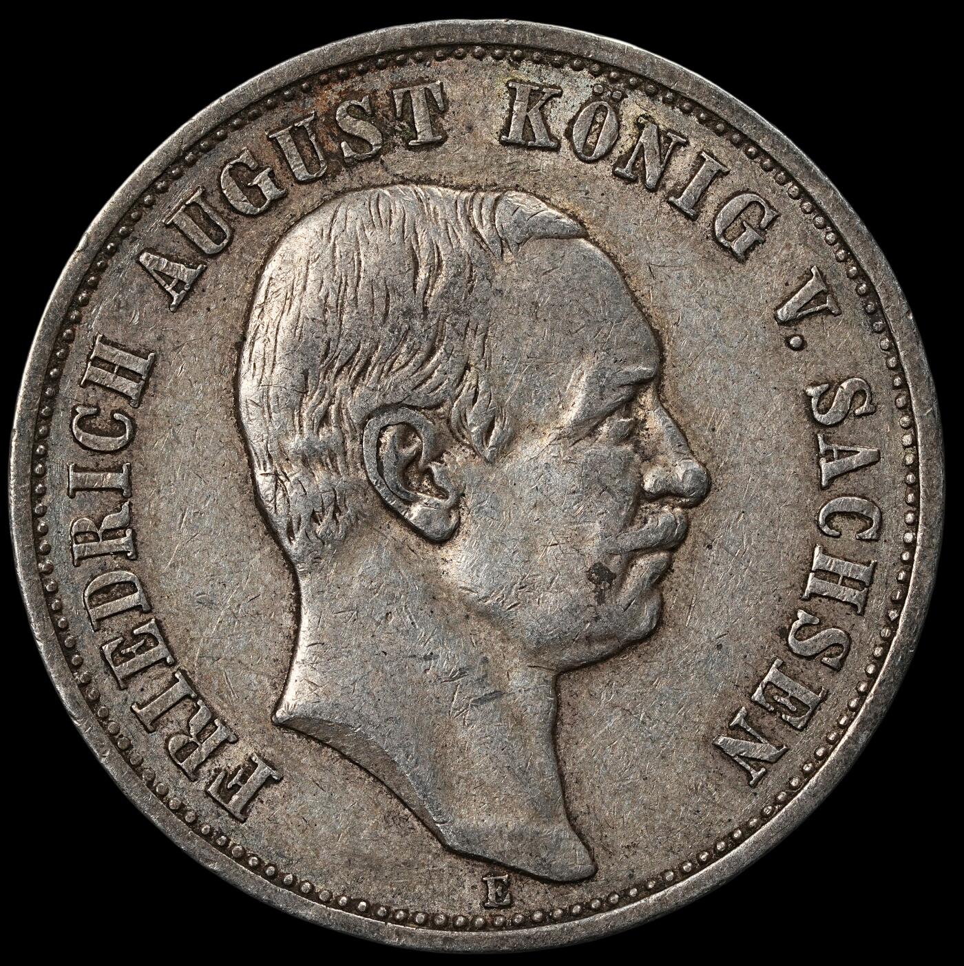 修遠堂世界钱币第102期 1909年萨克森3马克银币