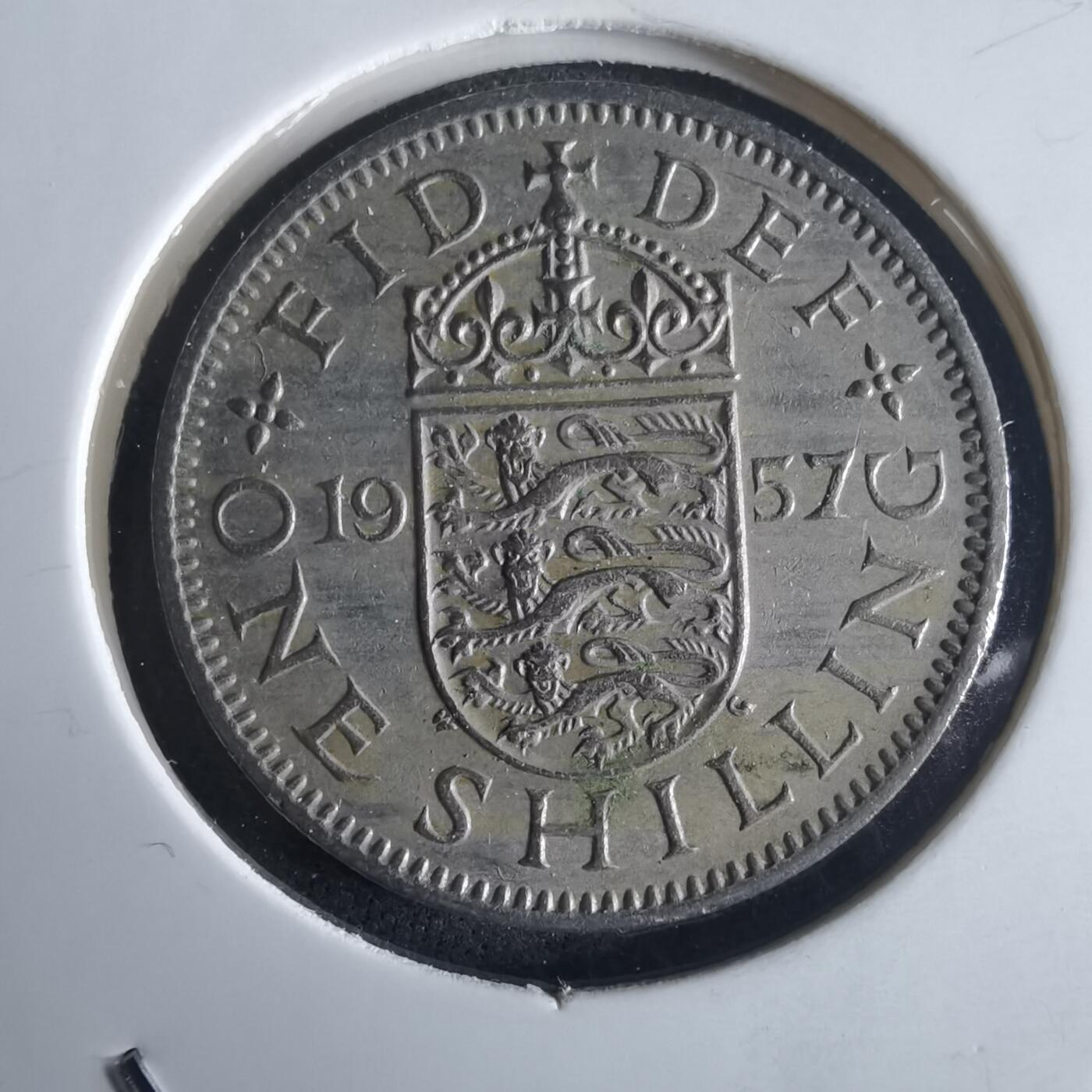 沼泽如烟--第972场 英国1957年1先令