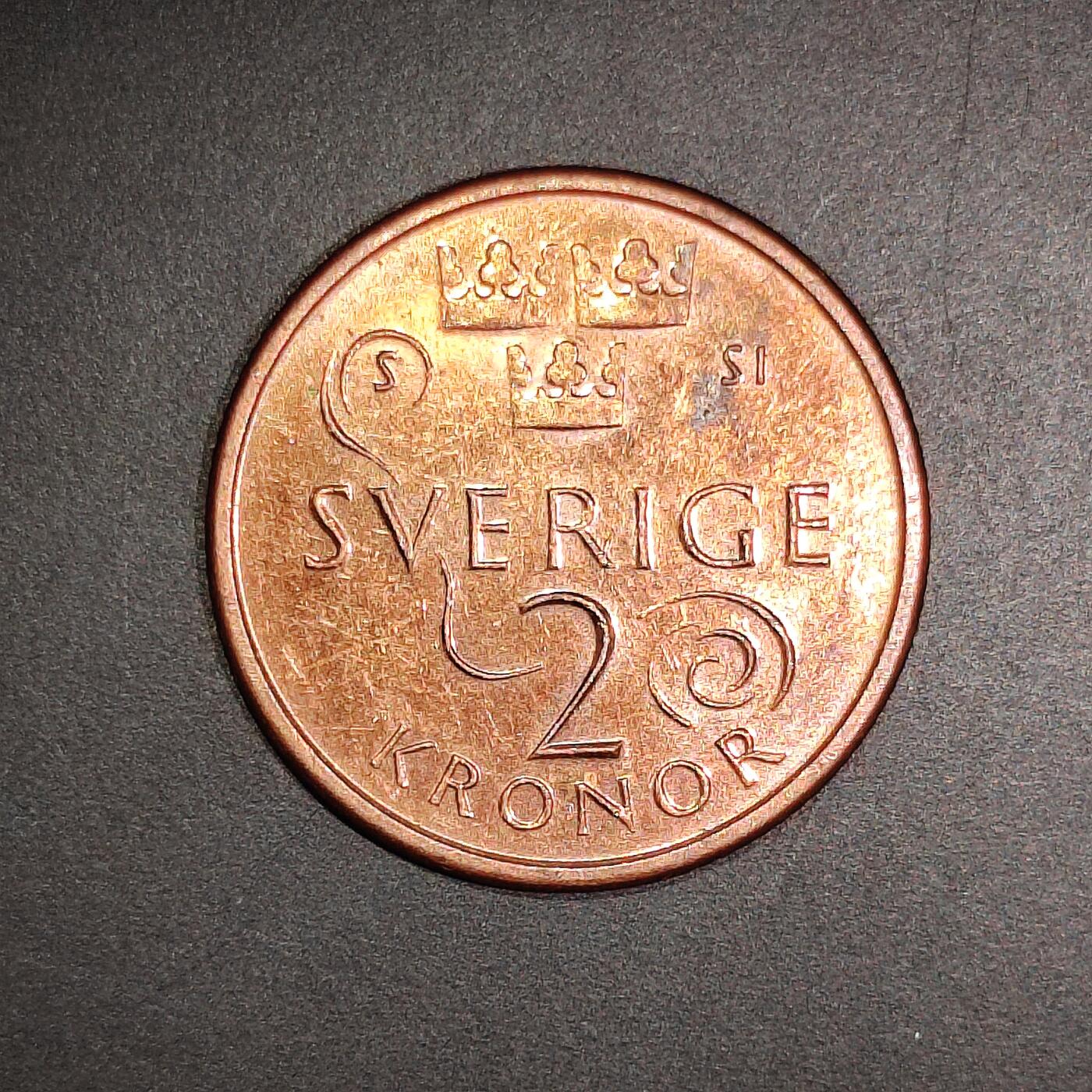 2026C2逸泉钱币C2世界各国纸钞钱币纪念币专场第七场C2 1-420 104瑞典2克朗硬币