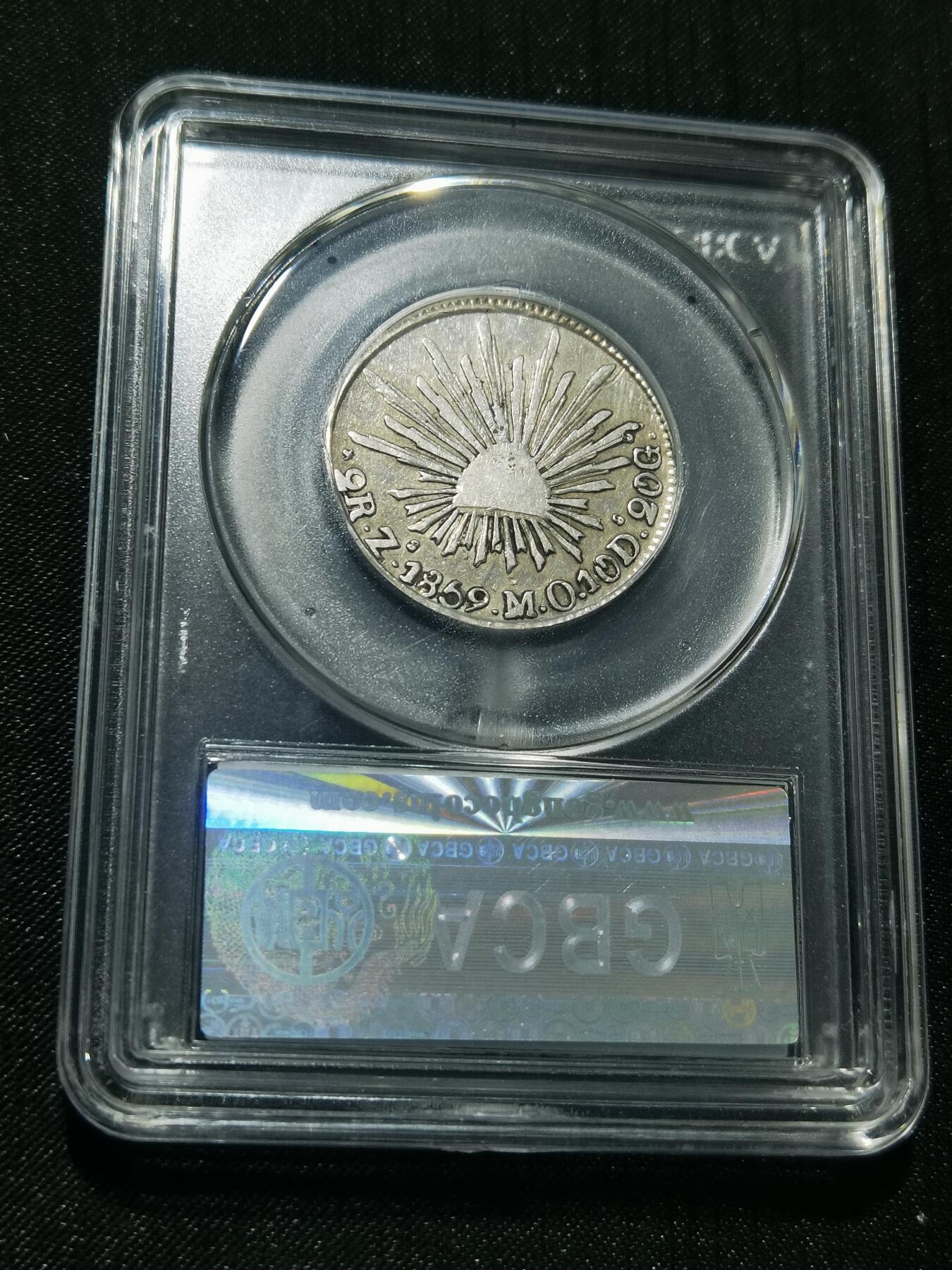 天下钱庄专场欢迎参拍 墨西哥鹰洋2R银币