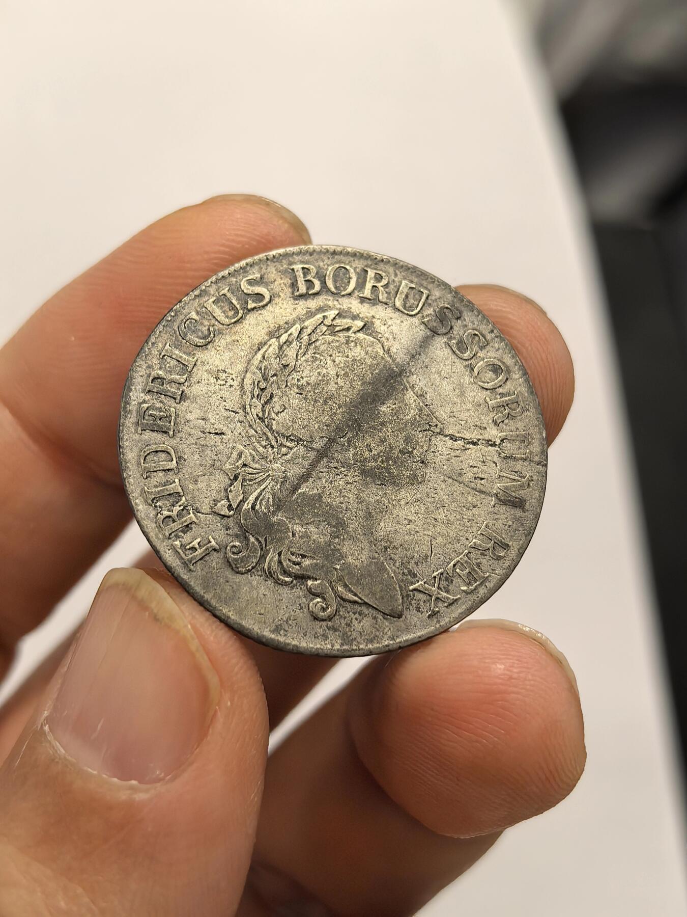 博洋堂世界钱币拍卖第158期（全场包邮） 德国普鲁士1774年1/3泰勒银币