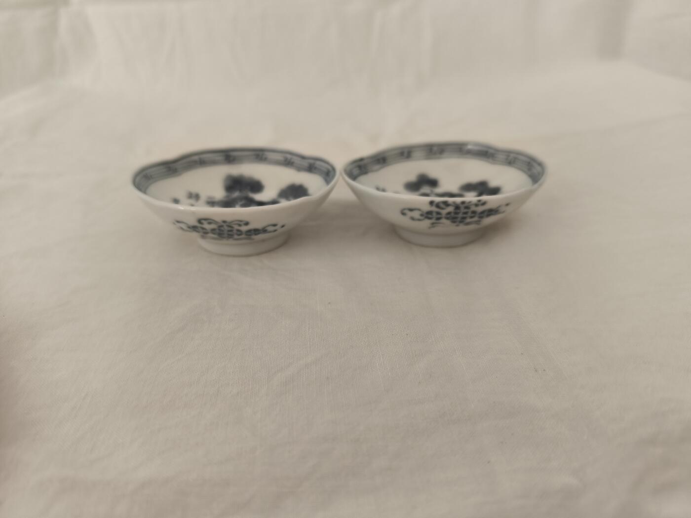 海外回流精品专场（鸽子请绕行）1.25 青花小笔掭一对