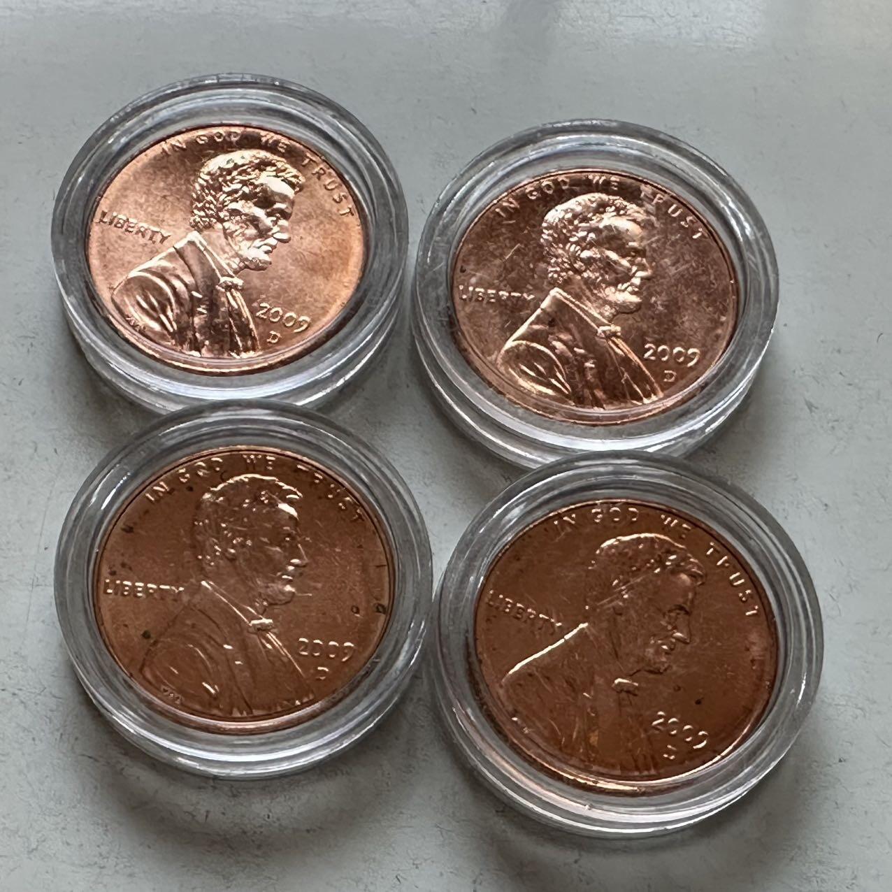 🌹外币初藏🌹🐯2026年第11场  每周二四六晚8️⃣点 接代拍 林肯一美分纪念币四枚套