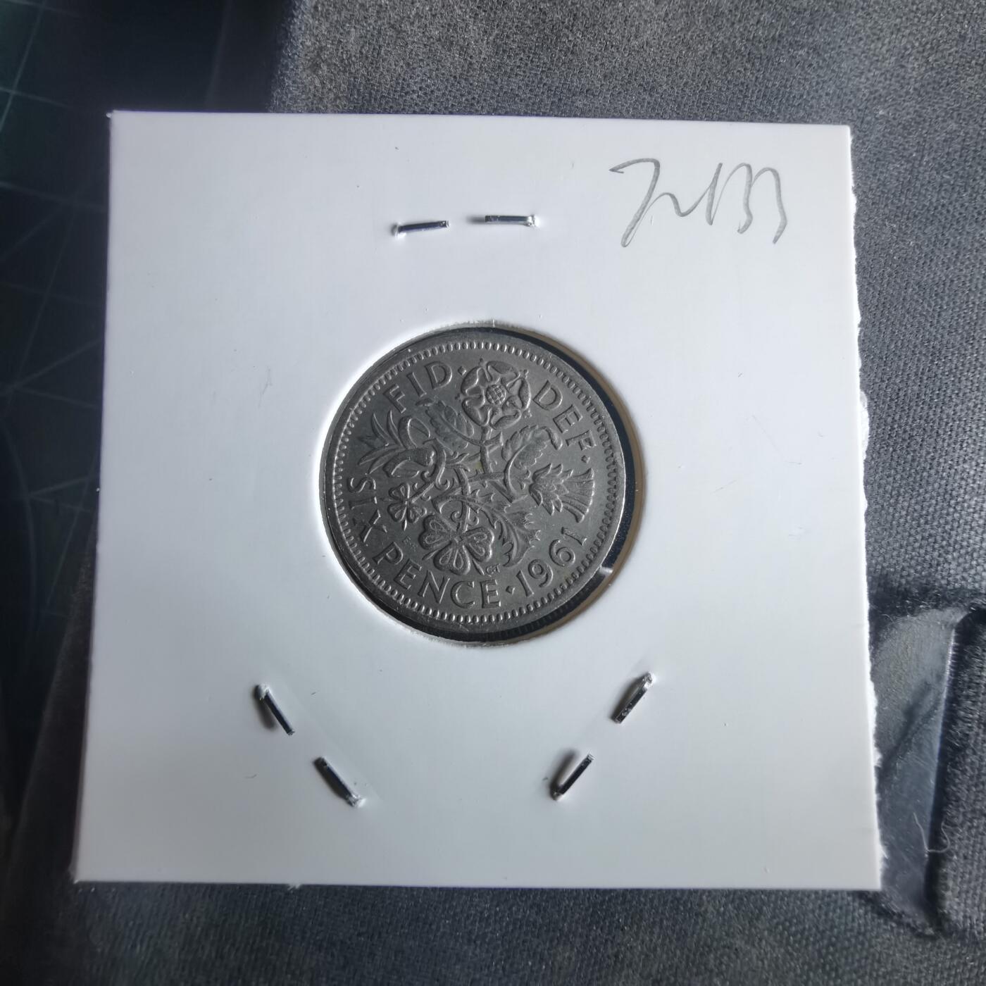 沼泽如烟--第972场 英国1961年6便士