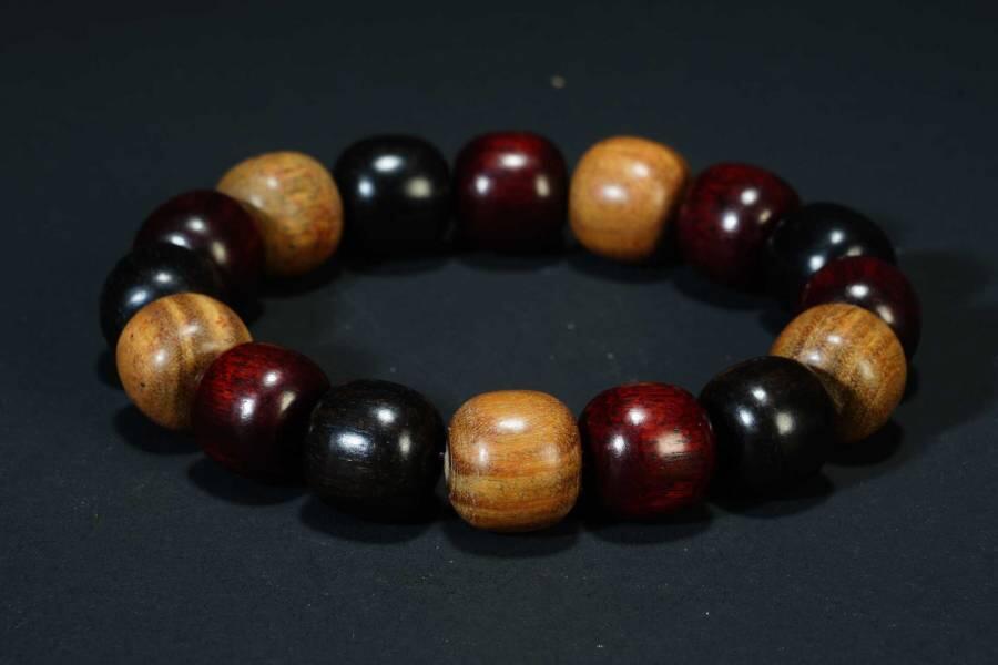 上海都达杂项专场十七（全场包邮） 天然多宝桶珠手串87-275