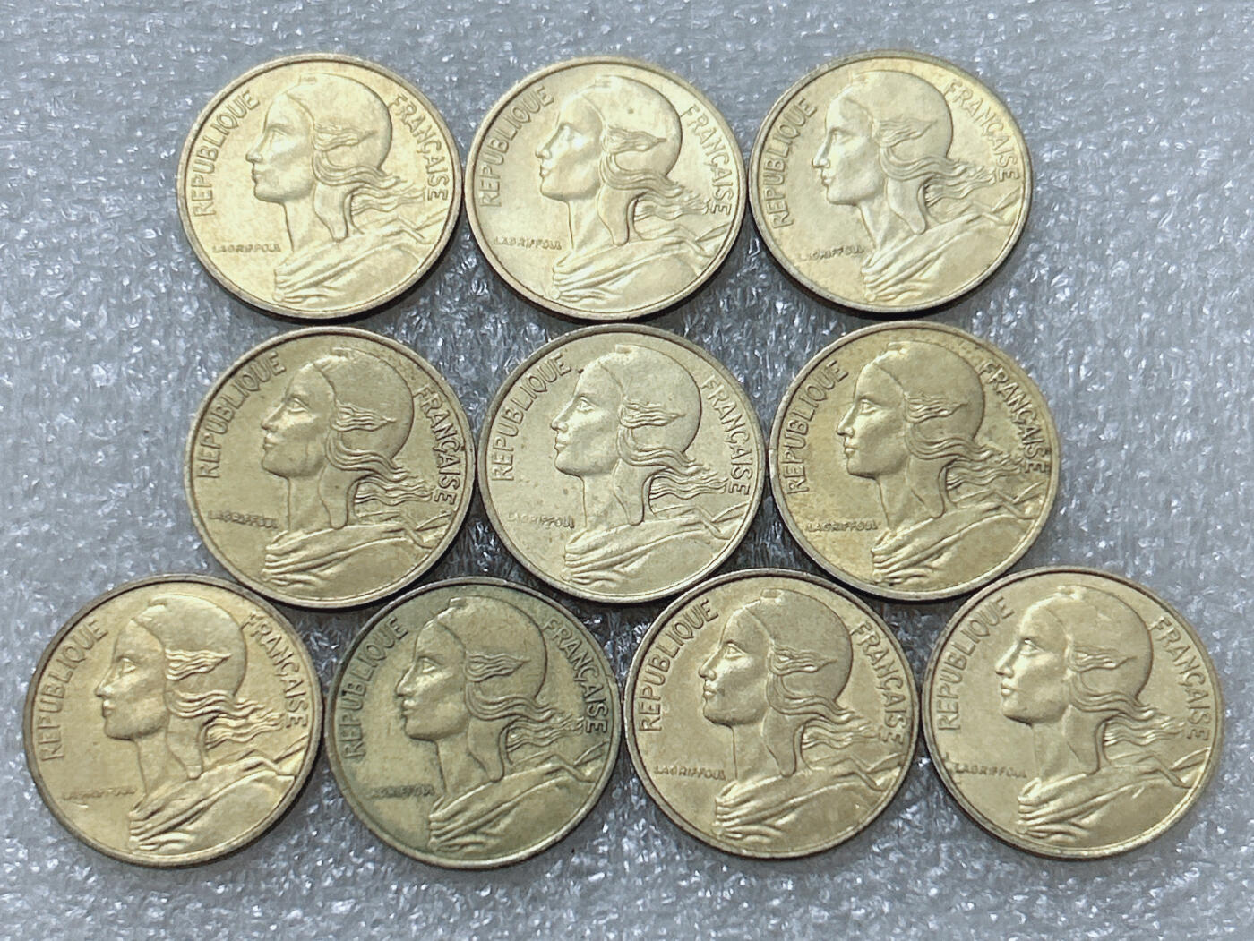 第一海外回流一元起拍收藏 散集专场  第295期 法国5分 10枚