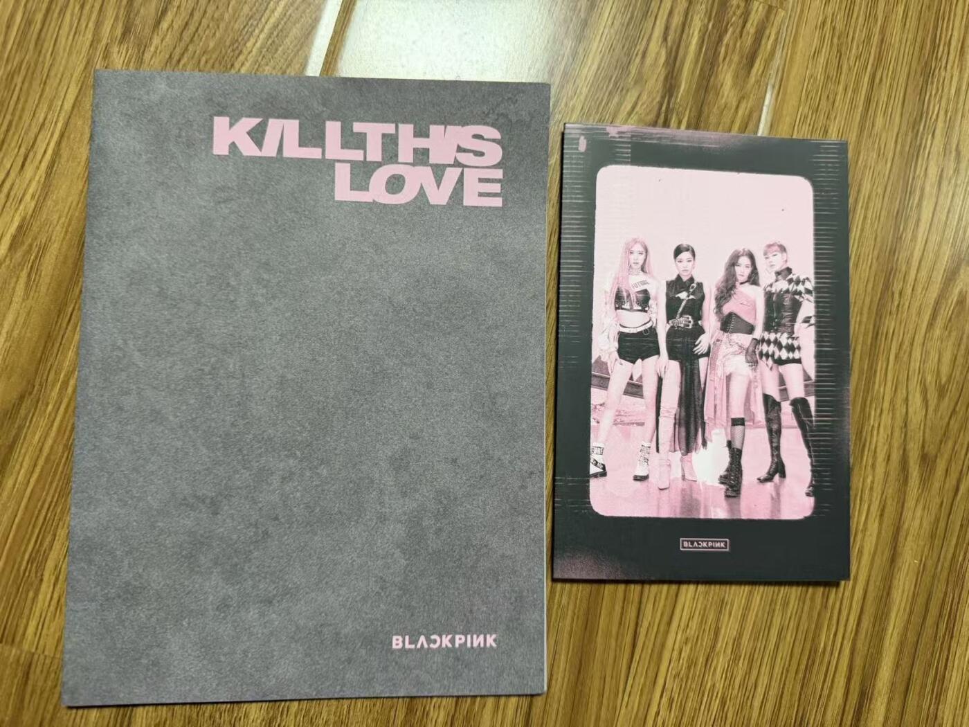 零元拍：杀死这份爱！！！！BLACK PINK亲签粉墨专辑《KILL THIS LOVE》黑版！幻彩防伪特殊笔所签，不同光线下呈现7种活彩！