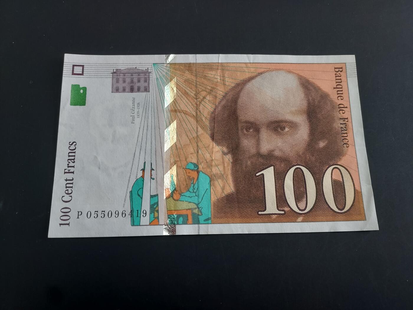 博彦收藏   1月28日 8点 钱币专场 全场包邮 法国 100法郎 85品左右