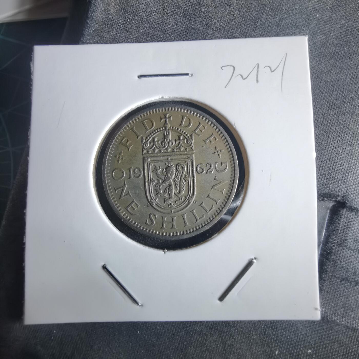 沼泽如烟--第972场 英国1962年1先令