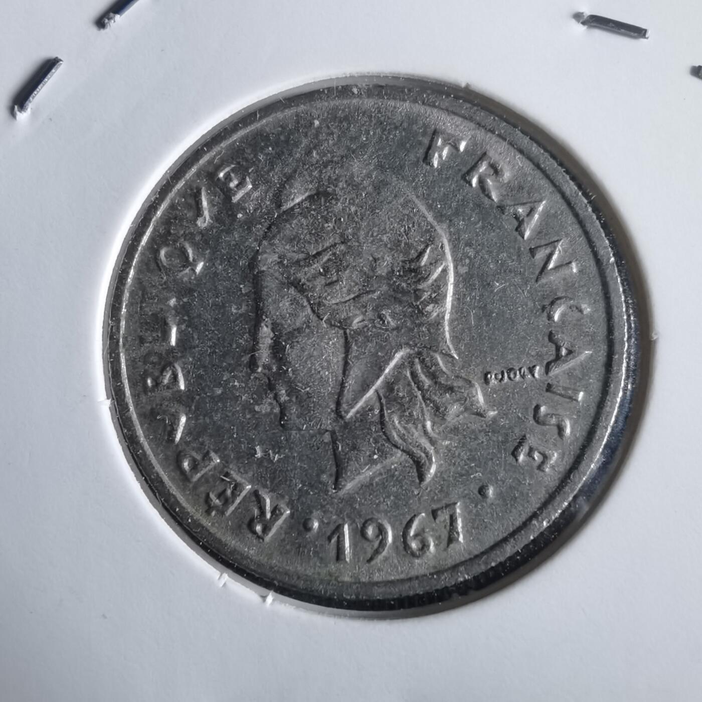 沼泽如烟--第972场 法属波利尼西亚1967年10法郎