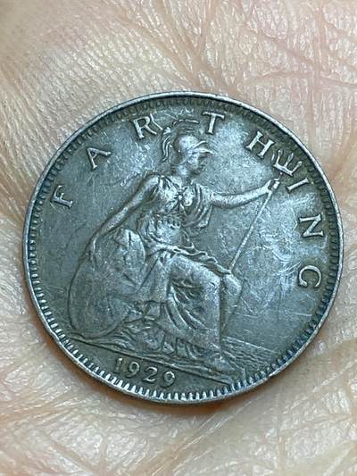 2026年第十四场(总第一百八十三场）外国好品散币场(免佣金) - 英国🇬🇧1929年1法新(乔治五世第三版)